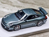 [Make Up] 1:43 Porsche 2010 911 997.2 GT3 ブルー シルバー モデルカー レジン