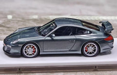 [Make Up] 1:43 Porsche 2010 911 997.2 GT3 Blue Silver Model Car Resin