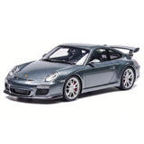 [Make Up] 1:43 Porsche 2010 911 997.2 GT3 ブルー シルバー モデルカー レジン