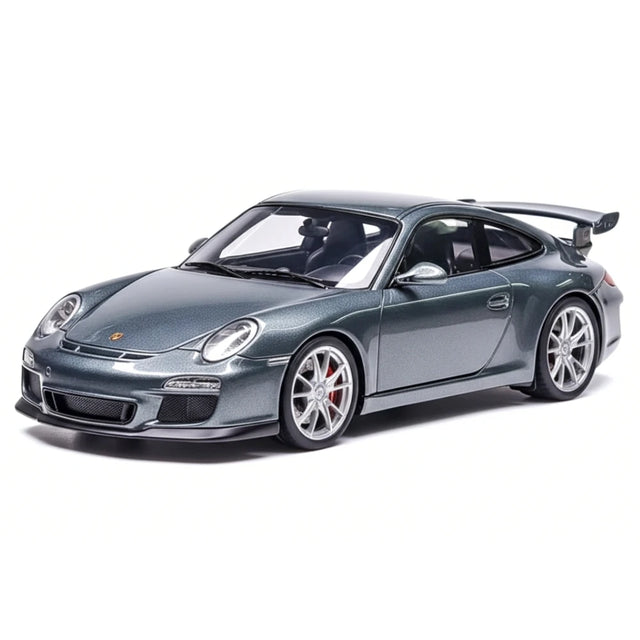 [Make Up] 1:43 Porsche 2010 911 997.2 GT3 ブルー シルバー モデルカー レジン
