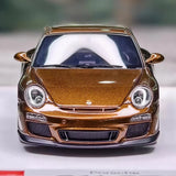 [Make Up] 1:43 Porsche 2010 911 997.2 GT3 Brown Model Car Resin