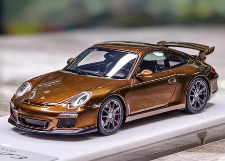 [Make Up] 1:43 Porsche 2010 911 997.2 GT3 Brown Model Car Resin