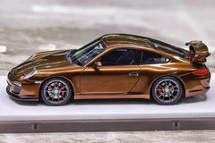 [Make Up] 1:43 Porsche 2010 911 997.2 GT3 Brown Model Car Resin