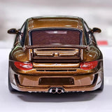 [Make Up] 1:43 Porsche 2010 911 997.2 GT3 Brown Model Car Resin