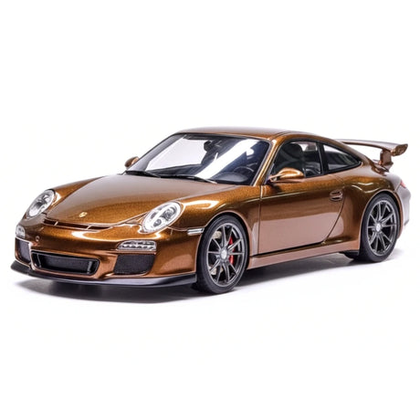 [Make Up] 1:43 Porsche 2010 911 997.2 GT3 Brown Model Car Resin