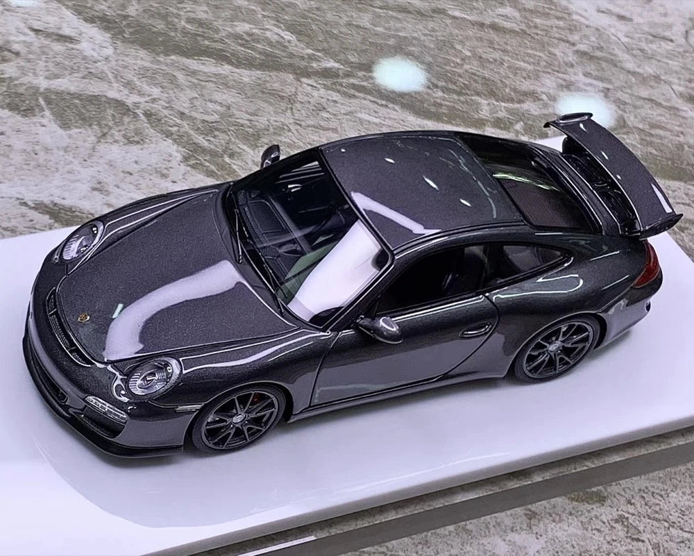 [Make Up] 1:43 Porsche 2010 911 997.2 GT3 Deep Gray Model Car Resin