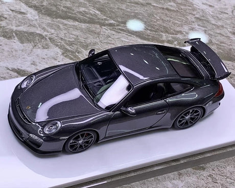 [Make Up] 1:43 Porsche 2010 911 997.2 GT3 Deep Gray Model Car Resin