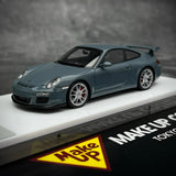 [Make Up] 1:43 Porsche 2010 911 997.2 GT3 Gray Model Car Resin
