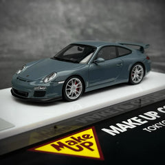 [Make Up] 1:43 Porsche 2010 911 997.2 GT3 Gray Model Car Resin