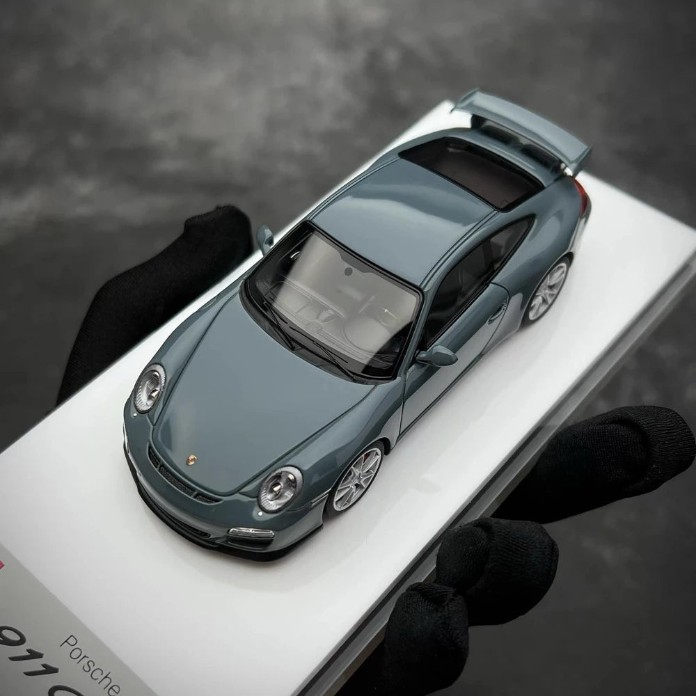 [Make Up] 1:43 Porsche 2010 911 997.2 GT3 Gray Model Car Resin
