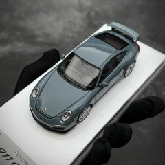 [Make Up] 1:43 Porsche 2010 911 997.2 GT3 Gray Model Car Resin