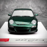 [Make Up] 1:43 Porsche 2010 911 997.2 GT3 Green Model Car Resin