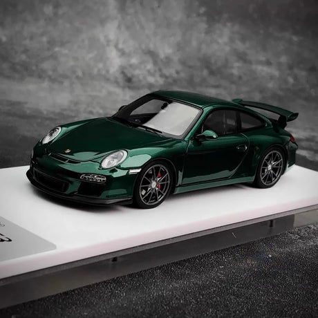 [Make Up] 1:43 Porsche 2010 911 997.2 GT3 Green Model Car Resin