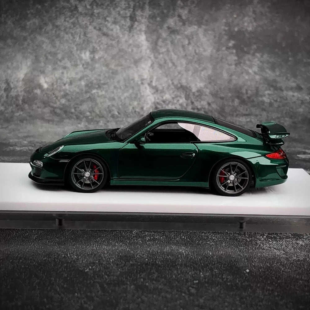 [Make Up] 1:43 Porsche 2010 911 997.2 GT3 vert voiture miniature Resin
