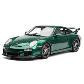 [Make Up] 1:43 Porsche 2010 911 997.2 GT3 Green Model Car Resin
