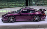[Make Up] 1:43 Porsche 2010 911 997.2 GT3 paars modelauto Hars