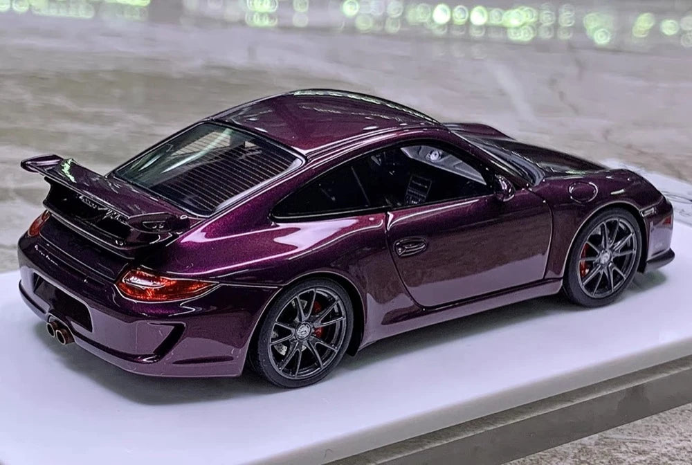 [Make Up] 1:43 Porsche 2010 911 997.2 GT3 paars modelauto Hars