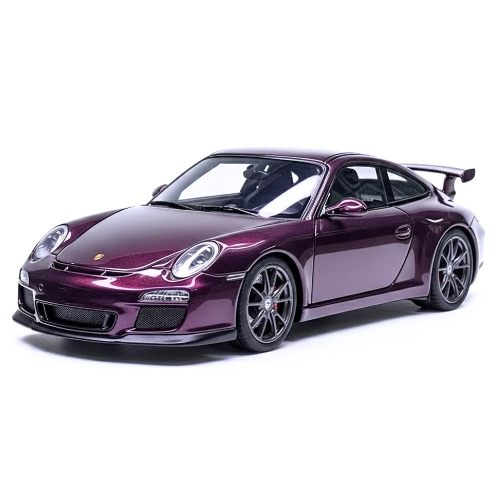 [Make Up] 1:43 Porsche 2010 911 997.2 GT3 paars modelauto Hars