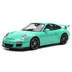 [Make Up] 1:43 Porsche 2010 911 997.2 GT3 Tiffany Blue Model Car Resin