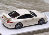 [Make Up] 1:43 Porsche 2010 911 997.2 GT3 ホワイト モデルカー レジン