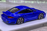 [Make Up] 1:43 Porsche 2010 911 997.2 Turbo Blue Model Car Resin