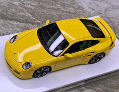 [Make Up] 1:43 Porsche 2010 911 997.2 Turbo jaune voiture miniature Resin