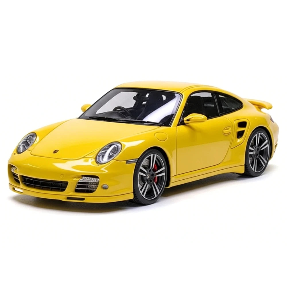 [Make Up] 1:43 Porsche 2010 911 997.2 Turbo jaune voiture miniature Resin