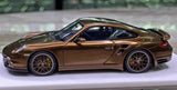[Make Up] 1:43 Porsche 2010 911 997.2 Turbo Brown Model Car Resin