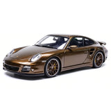 [Make Up] 1:43 Porsche 2010 911 997.2 Turbo Brown Model Car Resin