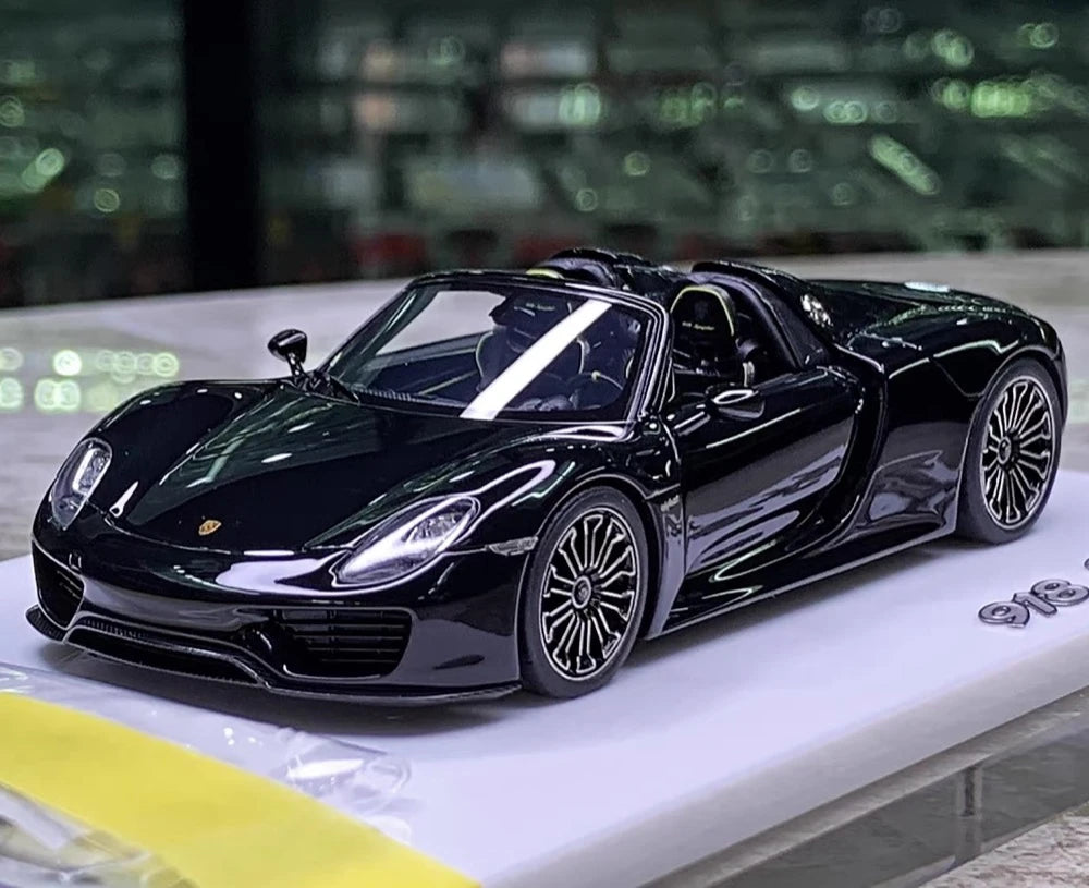 [Make Up] 1:43 Porsche 2011 918 Spyder nero modellino di auto resina