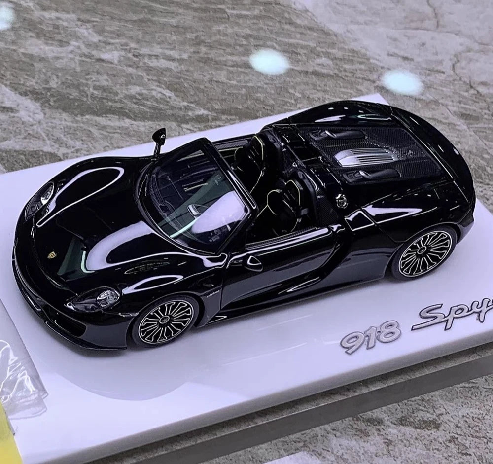 [Make Up] 1:43 Porsche 2011 918 Spyder nero modellino di auto resina