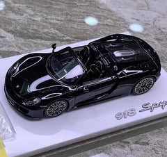 [Make Up] 1:43 Porsche 2011 918 Spyder nero modellino di auto resina
