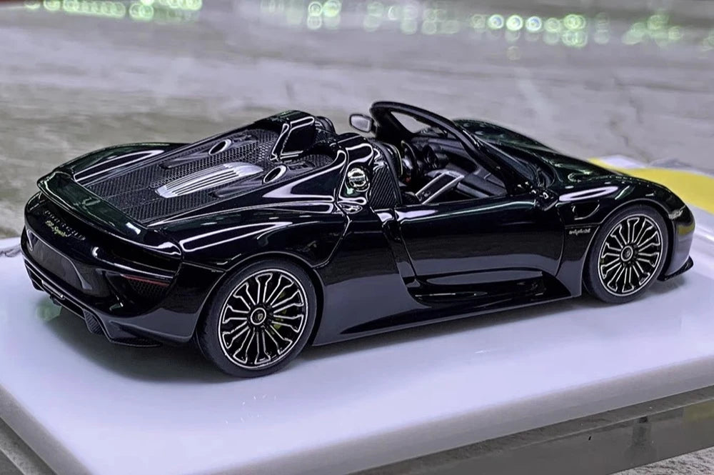 [Make Up] 1:43 Porsche 2011 918 Spyder Black Model Car Resin