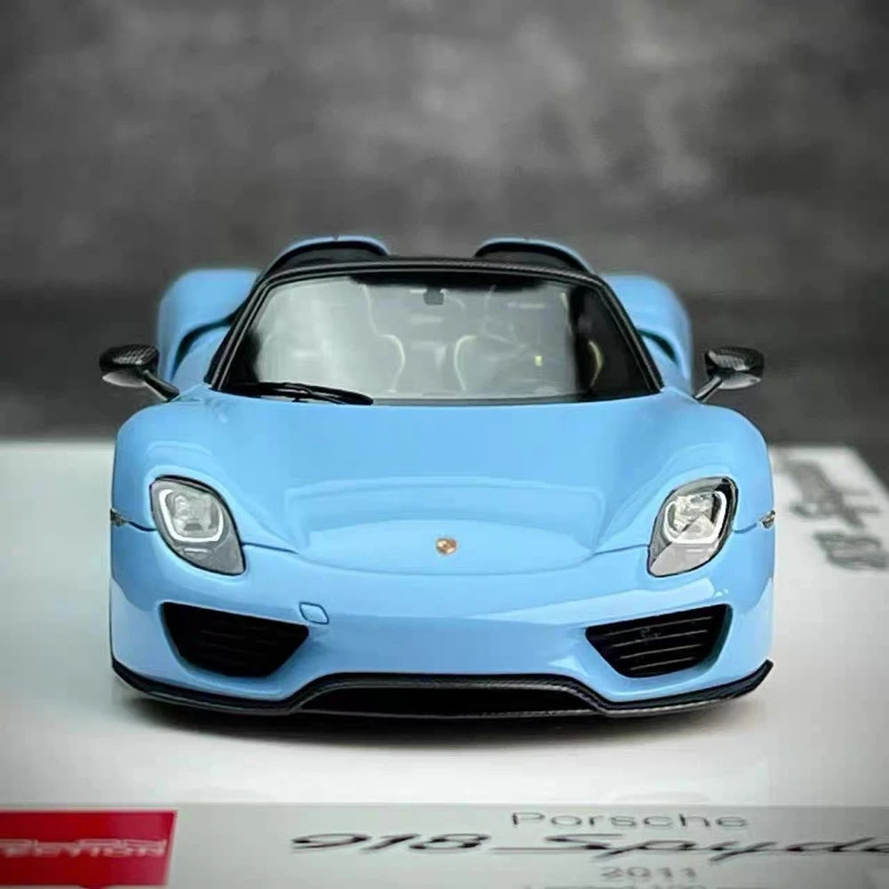 [Make Up] 1:43 Porsche 2011 918 Spyder blu modellino di auto resina