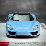 [Make Up] 1:43 Porsche 2011 918 Spyder ブルー モデルカー レジン