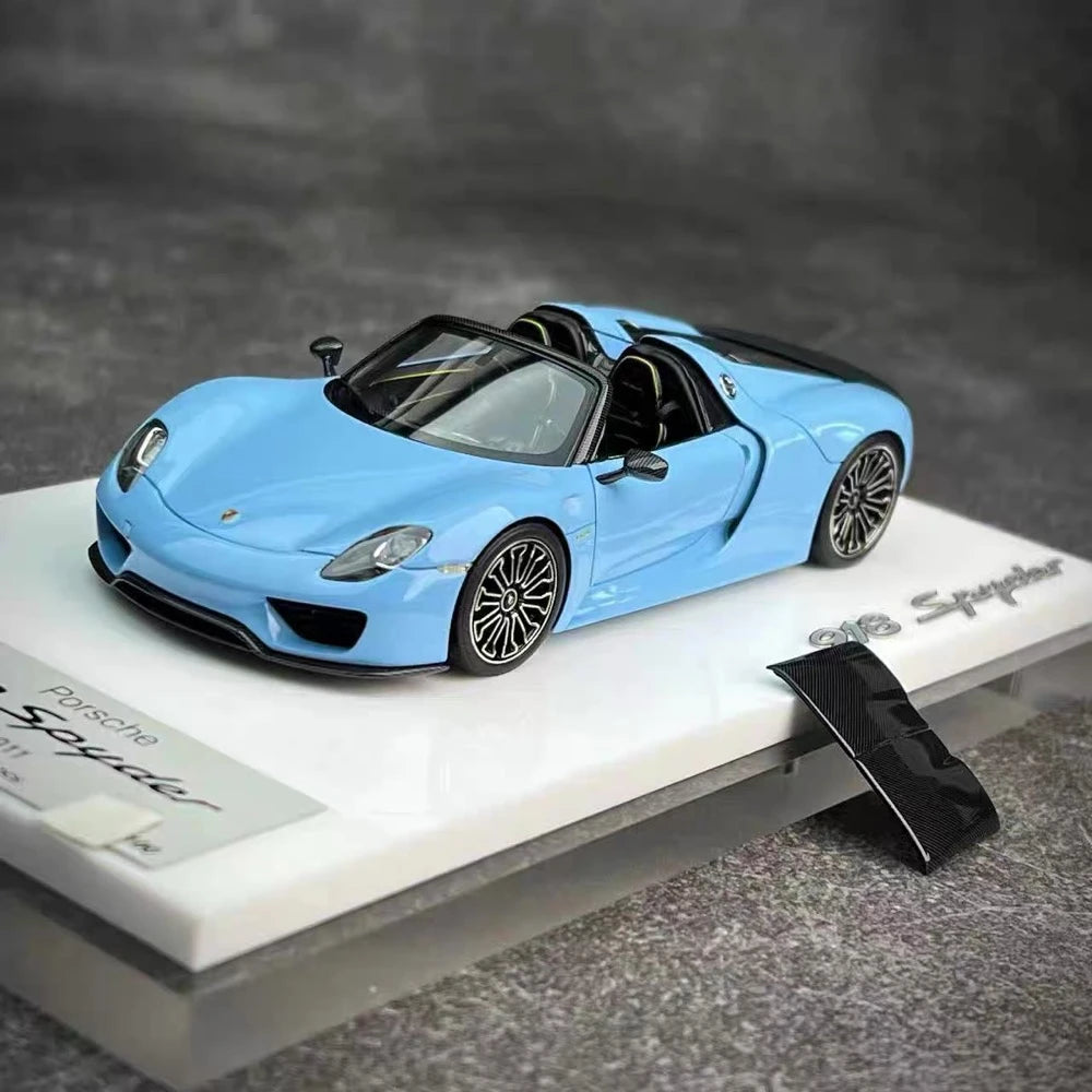 [Make Up] 1:43 Porsche 2011 918 Spyder blu modellino di auto resina