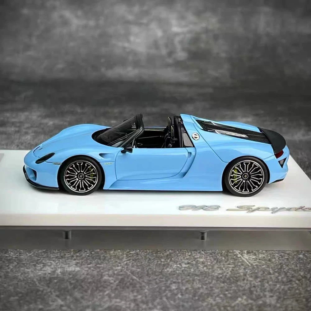[Make Up] 1:43 Porsche 2011 918 Spyder blu modellino di auto resina