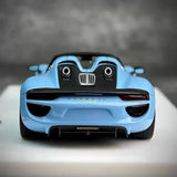 [Make Up] 1:43 Porsche 2011 918 Spyder ブルー モデルカー レジン