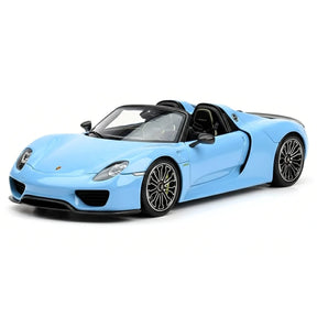 [Make Up] 1:43 Porsche 2011 918 Spyder ブルー モデルカー レジン