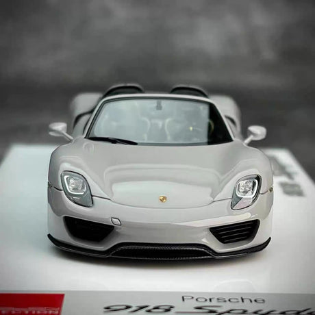 [Make Up] 1:43 Porsche 2011 918 Spyder Gray Model Car Resin