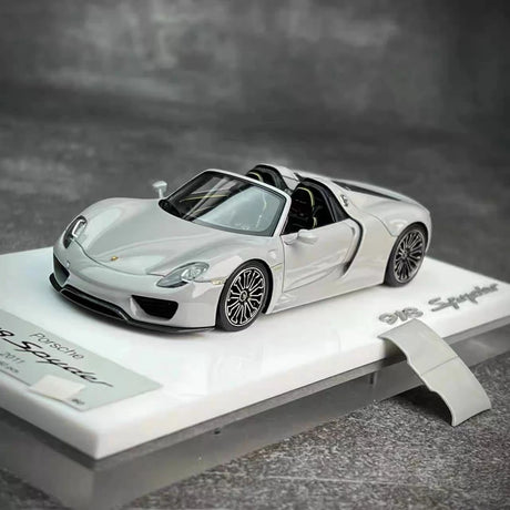 [Make Up] 1:43 Porsche 2011 918 Spyder Gray Model Car Resin