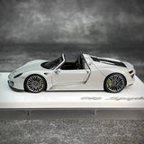 [Make Up] 1:43 Porsche 2011 918 Spyder grå modellbil harts