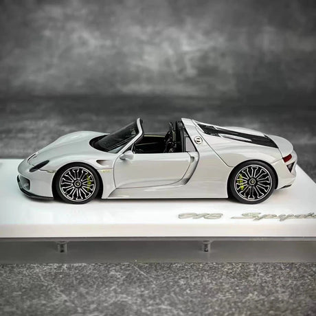 [Make Up] 1:43 Porsche 2011 918 Spyder Gray Model Car Resin