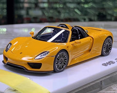 [Make Up] 1:43 Porsche 2011 918 Spyder Orange Model Car Resin