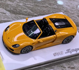 [Make Up] 1:43 Porsche 2011 918 Spyder Orange Model Car Resin