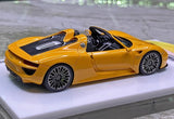 [Make Up] 1:43 Porsche 2011 918 Spyder Orange Model Car Resin