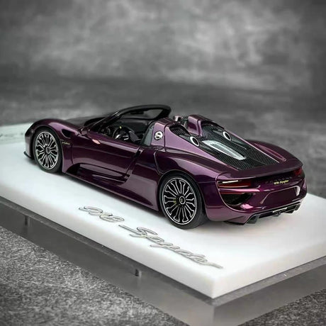 [Make Up] 1:43 Porsche 2011 918 Spyder Purple Model Car Resin