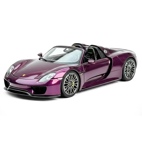 [Make Up] 1:43 Porsche 2011 918 Spyder Purple Model Car Resin