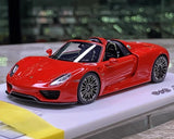 [Make Up] 1:43 Porsche 2011 918 Spyder Red Model Car Resin
