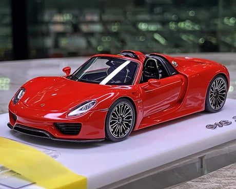 [Make Up] 1:43 Porsche 2011 918 Spyder Red Model Car Resin